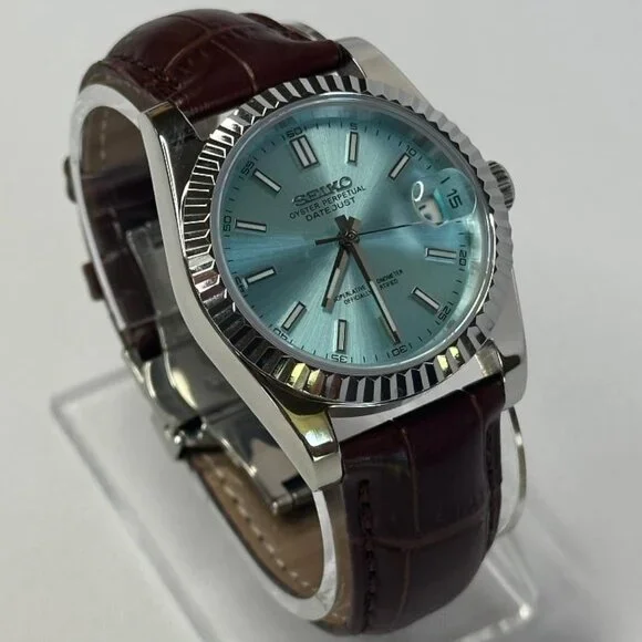 Mod nh35 36mm オイパペ　ブルー Seiko | Accessories | Seiko Mod Watch Blue 36mm Leather